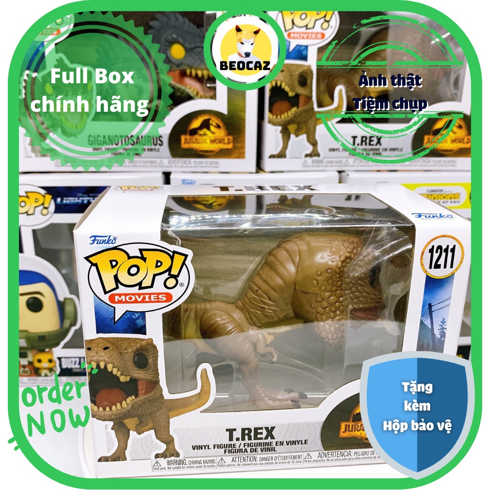 Funko Pop Godzilla Kong Khủng Long Chính Hãng Dominion Giganotosaurus Jurassic World Tổng hợp mẫu tiệm Beocaz