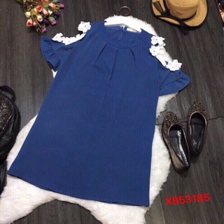 Đầm suông trễ vai