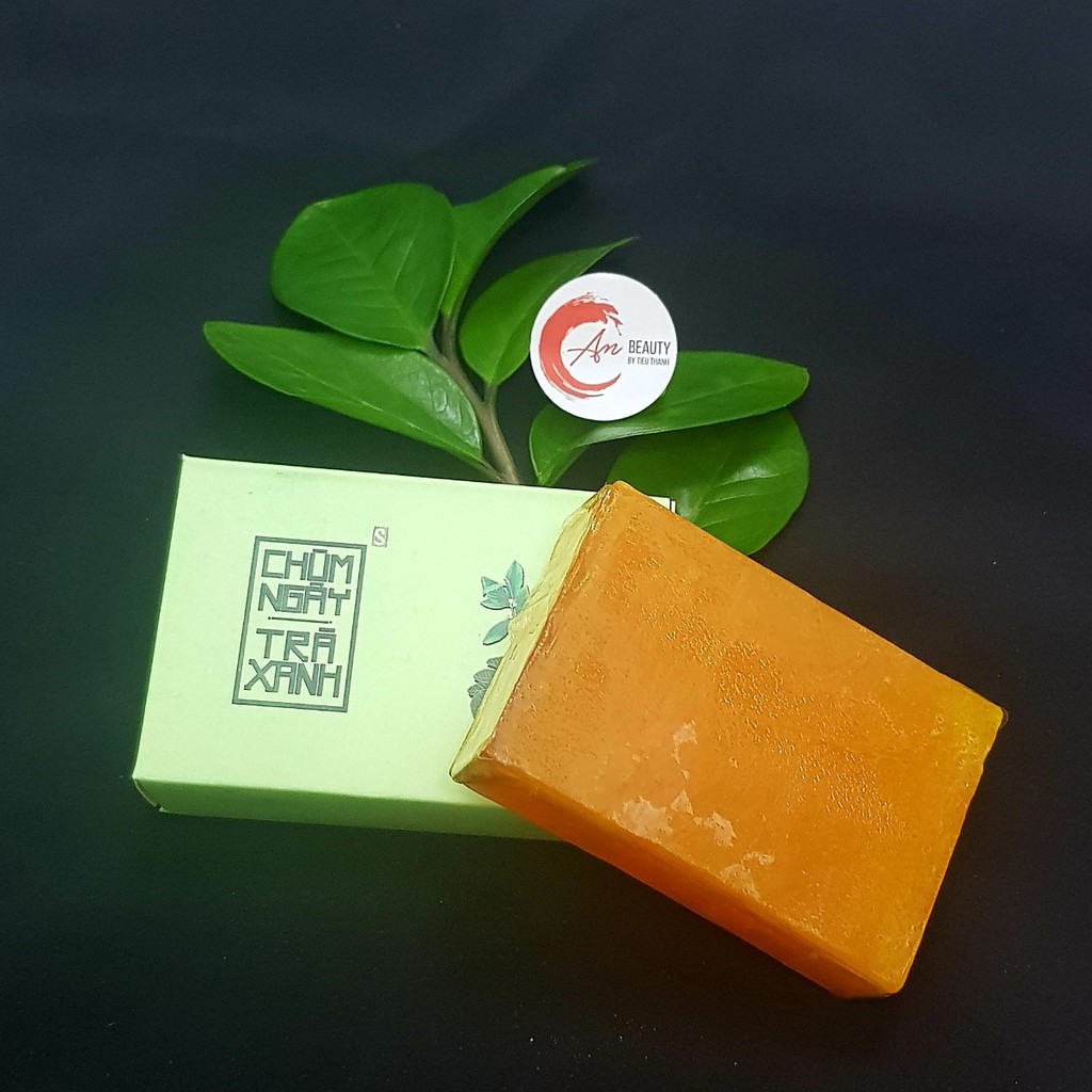 [TẶNG Túi lưới tạo bọt] +Xà phòng Chùm ngây Trà xanh Sinh Dược 100g