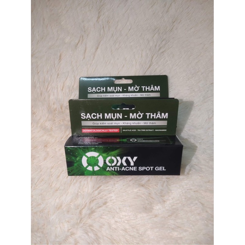 OXY Anti Acne Spot Gel - Gel sạch mụn, mờ thâm 10g (Mẫu mới 2020)