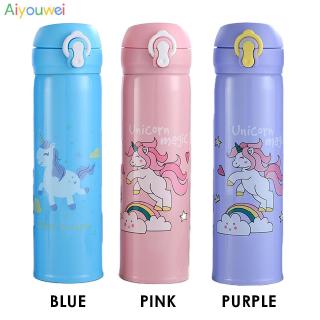 Unicorn Insulation Cup Stainless Steel Bottle Fruit Juice Cute