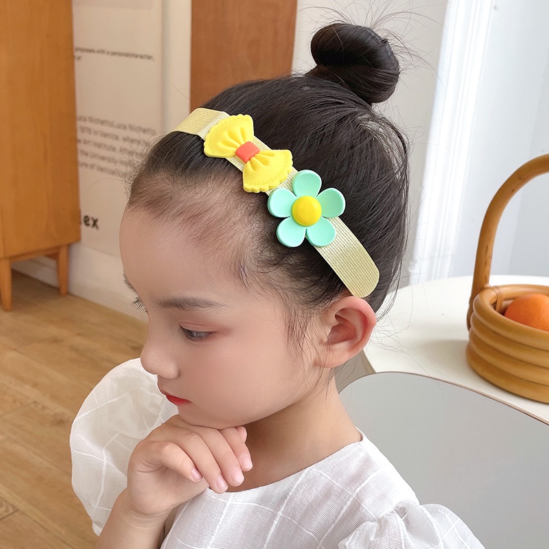 Băng Đô Cài Tóc Họa Tiết Hoạt Hình Phong Cách Hàn Quốc Xinh Xắn Dành Cho Bé