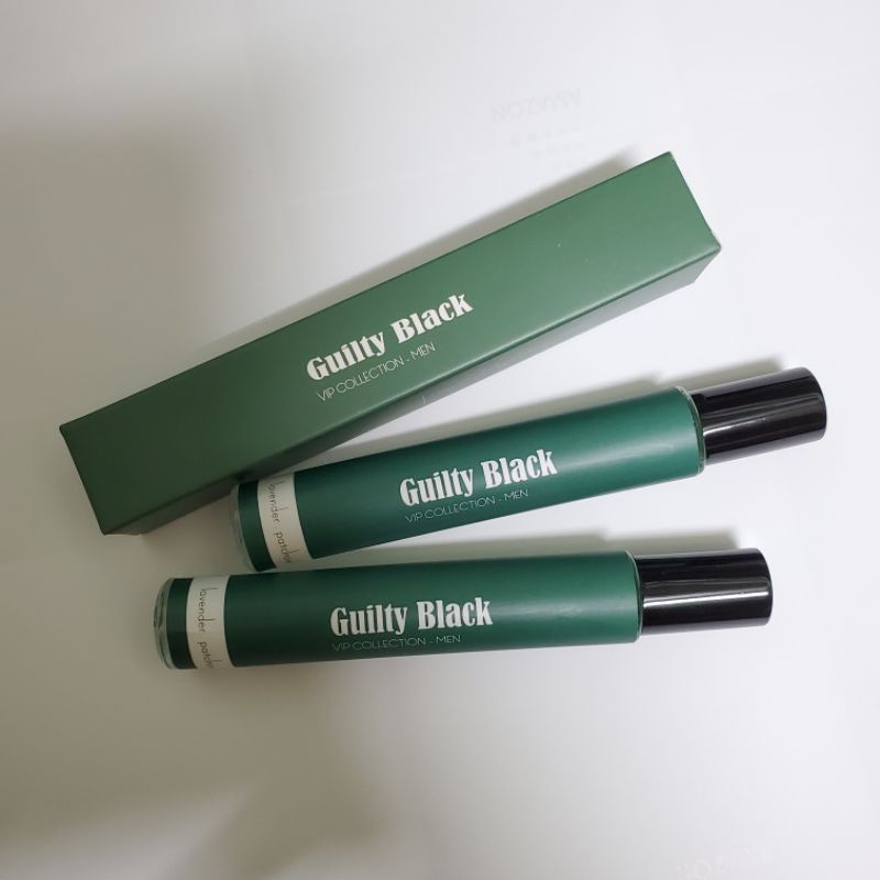 Tinh dầu nước hoa nam Guity Black 12ml, Tươi mát, lịch lãm - Dạng lăn/xịt
