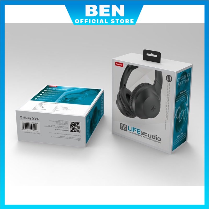 Tai Nghe Bluetooth Kanen K60 Chụp Tai Kết Nối Laptop, PC, Điện Thoại BH 12 Tháng