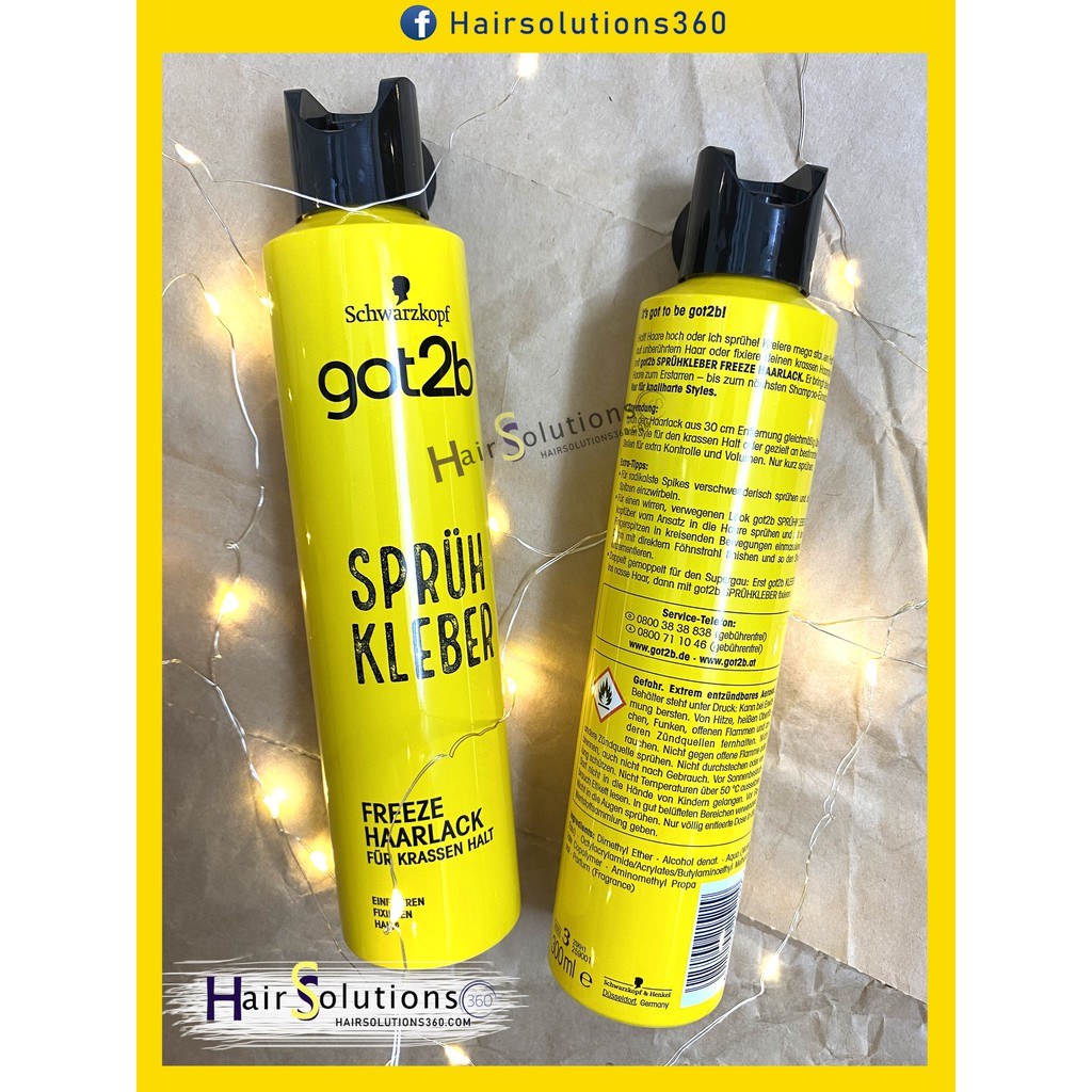 Gôm xịt tóc Got 2b Đức tạo kiểu, giữ nếp tóc hoàn hảo Schwarzkopp Got2B - Hairsolutions360