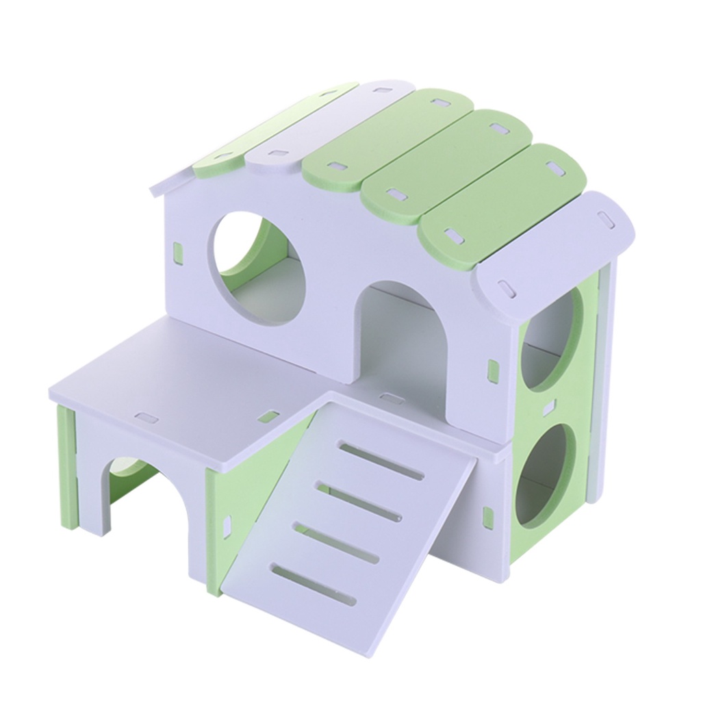 Đồ chơi bập bênh bằng gỗ dễ thương dành cho thú cưng chuột hamster