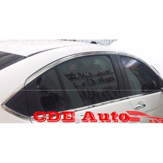 Nẹp viền chân kính + cong  kính Honda City 2015-2019.