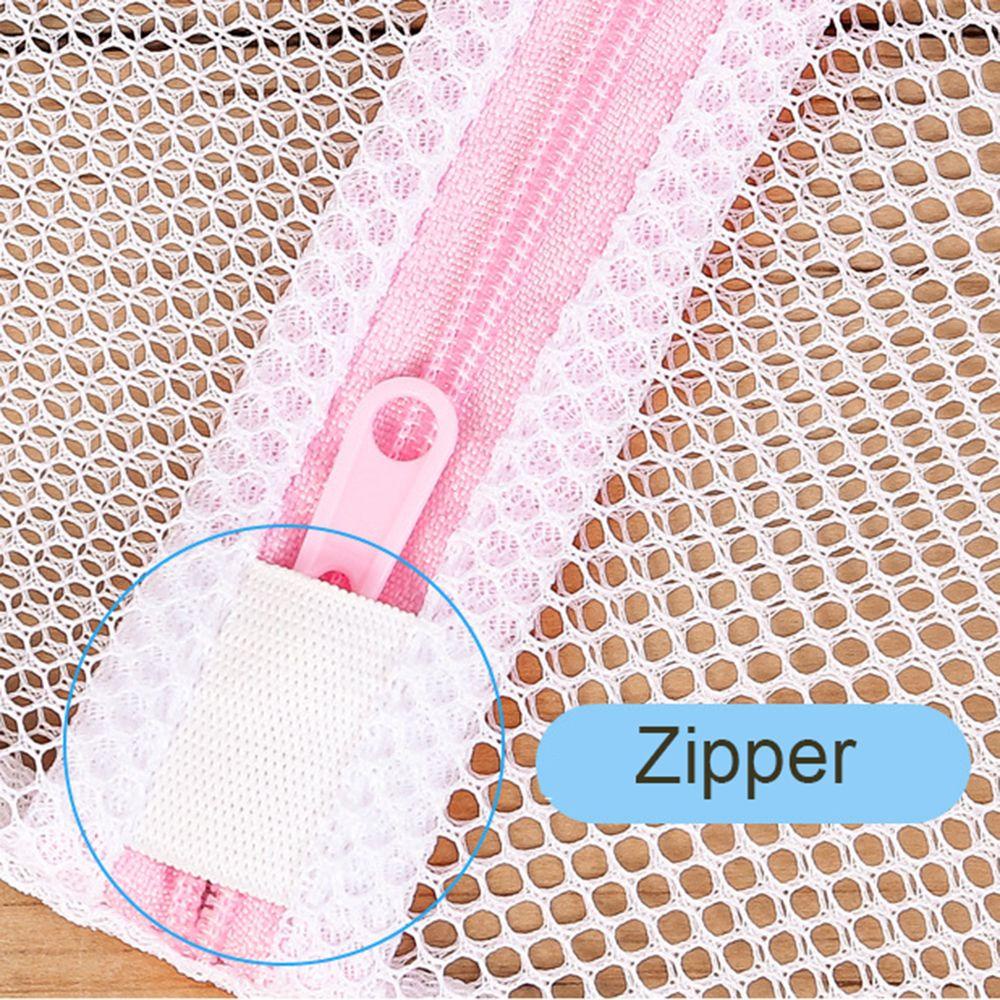 Túi Giặt Bằng Polyester Nhiều Kích Cỡ|Lưới Bảo Vệ Quần Áo Có Khóa Kéo Tiện Dụng