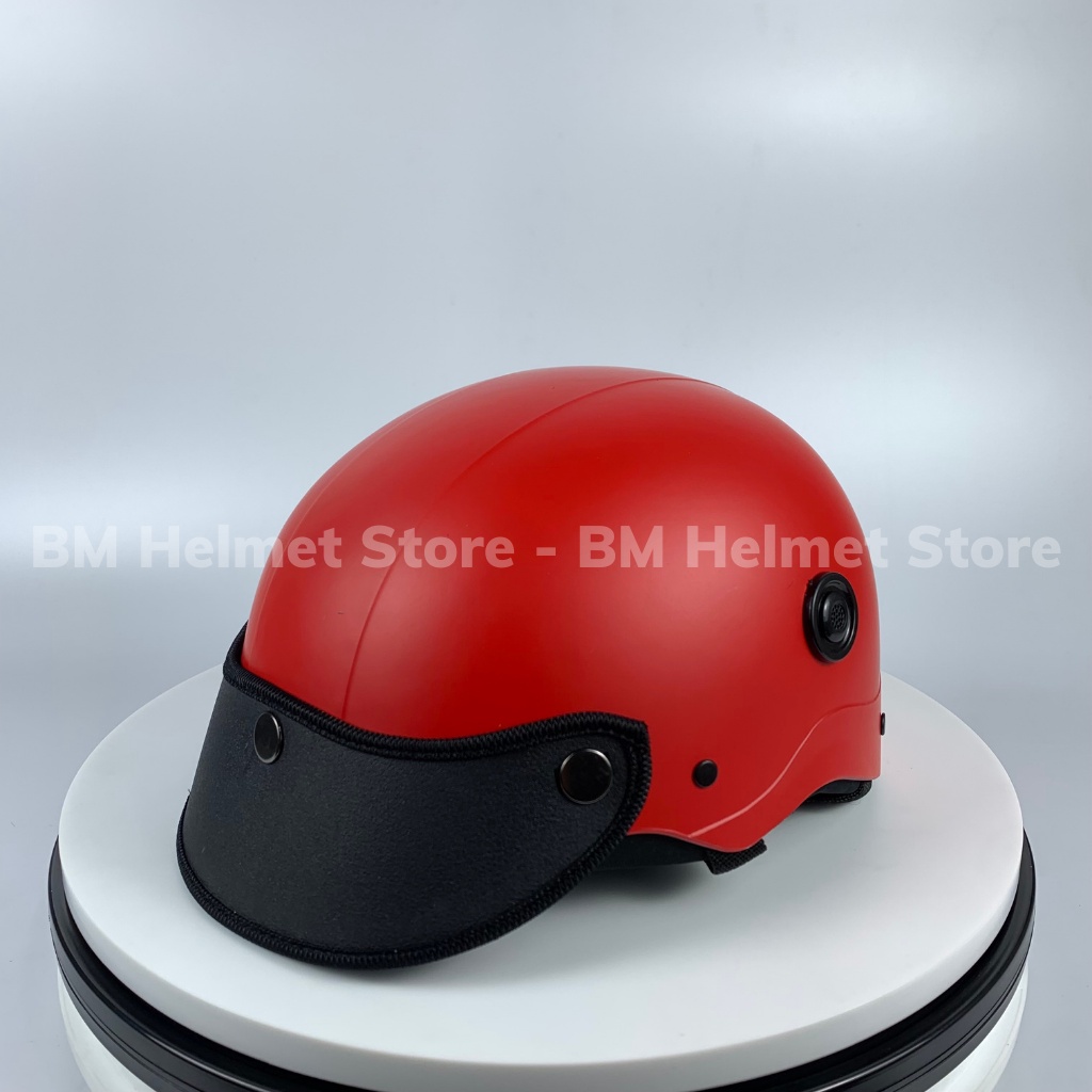 Mũ Bảo Hiểm Nửa Đầu Đủ Màu Có Lỗ Thông Gió - Siêu Rẻ - Nón Thường