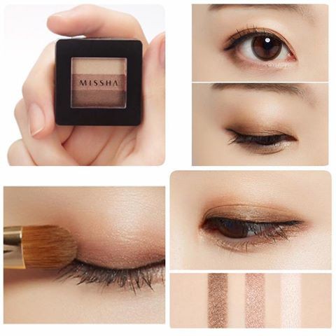 Phấn Mắt Missha The Style Triple Shadow  3 Màu Đẹp Lung Linh