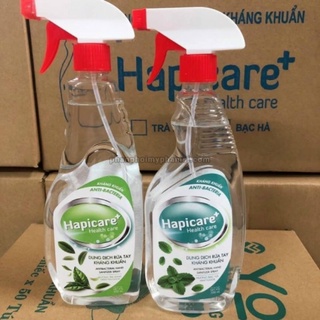 [CHÍNH HÃNG] CHAI 500ML DUNG DỊCH RỬA TAY HAPICARE KHÁNG KHUẨN