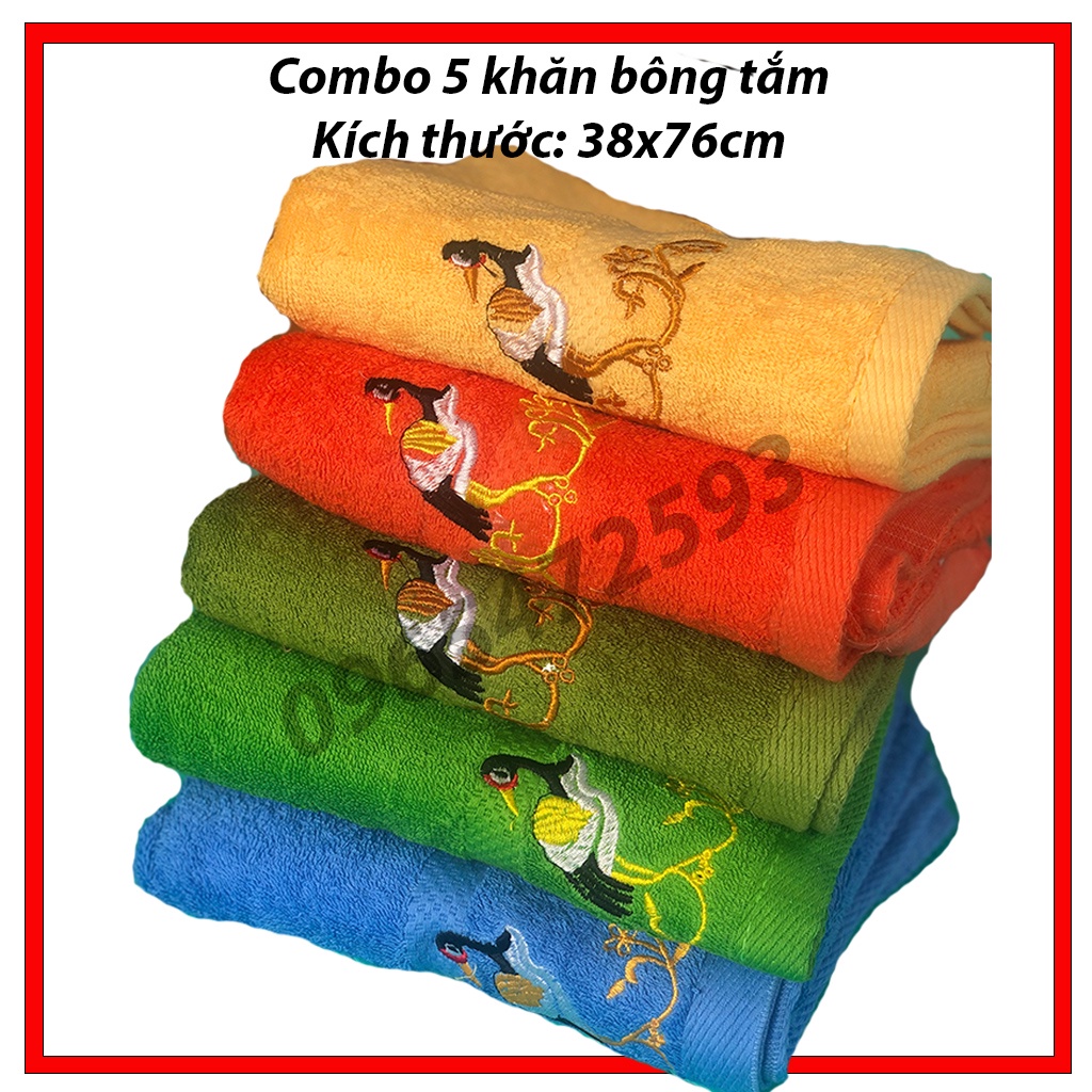 Khăn bông tắm Made in Việt Nam chất lượng tốt KT01