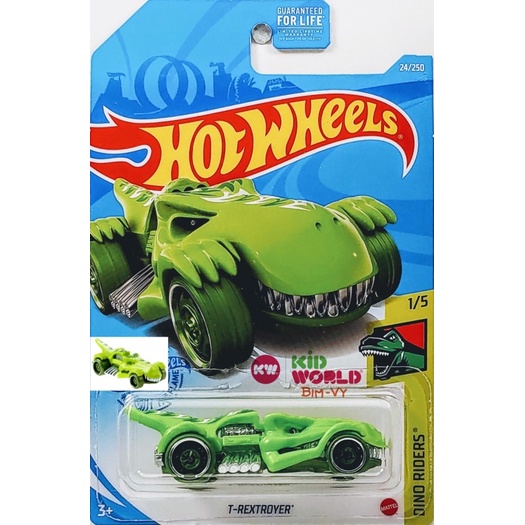 Xe mô hình Hot Wheels basic Khủng long T-Rextroyer GTC39, 40K.