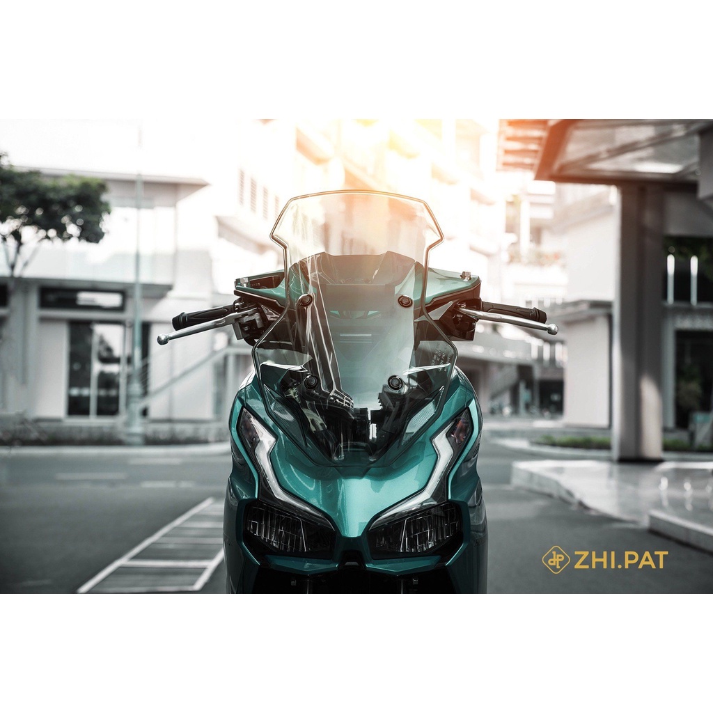 Kính Chắn Gió Air Blade 2021 2022 Zhi.Pat Nhựa PC Kỹ Thuật Chiều Cao Linh Hoạt 3 Nấc Chỉnh bảo hành chính hãng 1 năm