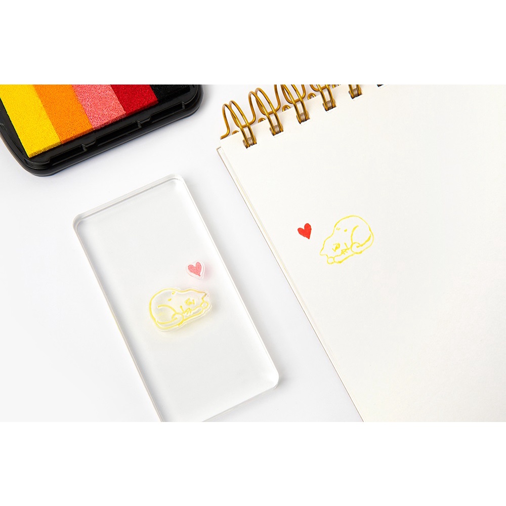 Tem Dán Sticker Stamp ARTBOX Hàn Quốc Hình Động Vật Trang Trí Cho Sổ Tay Thường Ngày