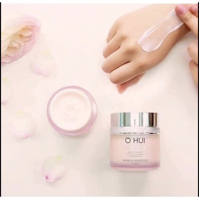 10 gói 1ml Kem dưỡng ẩm sáng hồng da Ohui Miracle Moisture Cream gói 1ml - sáng da, chống lão hóa,trắng hồng