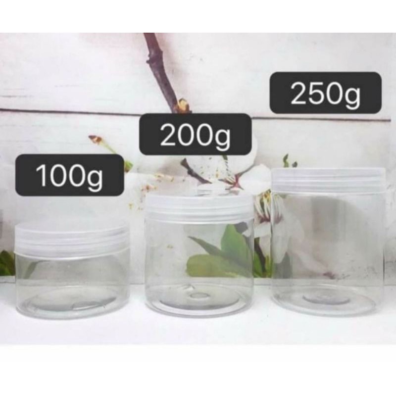 Hủ Đựng Kem ❤ GIÁ TẬN GỐC ❤ Hủ nhựa pet Trong Nắp Trong 50g 100g 200g 250g đựng mỹ phẩm, thực phẩm, đồ khô, ngũ cốc