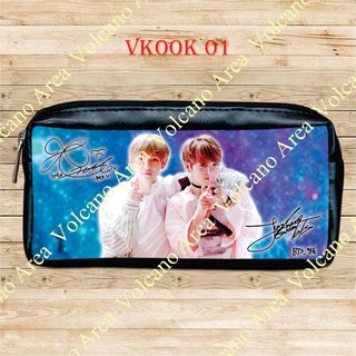 Bóp Viết couple BTS - Vkook Kookmin Taehyung Jungkook Jimin Suga (5 mẫu) in theo yêu cầu Kpop