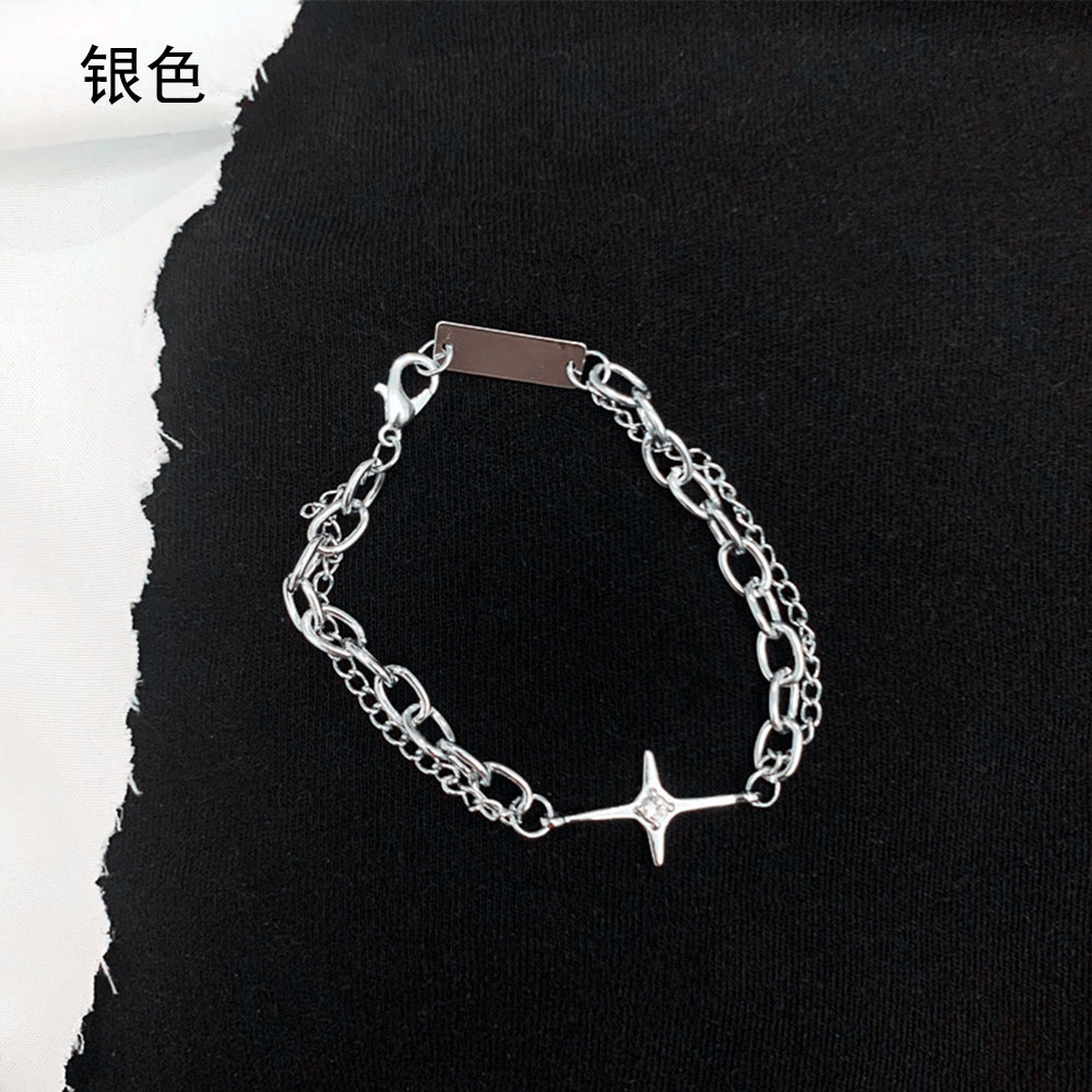 Vòng Đeo Tay Kiểu Hip-Hop Retro Thiết Kế Dễ Thương Cho Các Cặp Đôi