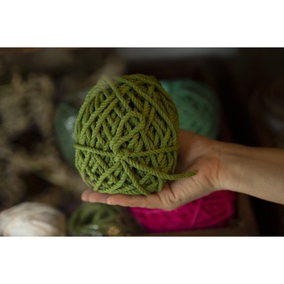 Dây cotton màu thắt macrame