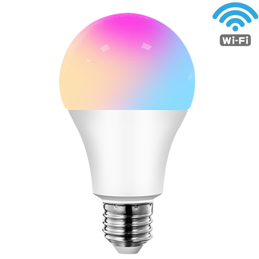 Bóng đèn thông minh điều chỉnh độ sáng kết nối Wifi sử dụng app Tuya  đui E27 tương thích Google Home, Alexa