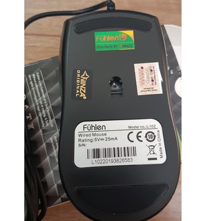 Chuột máy tính Fuhlen L102 ( Đen - Chính Hãng)