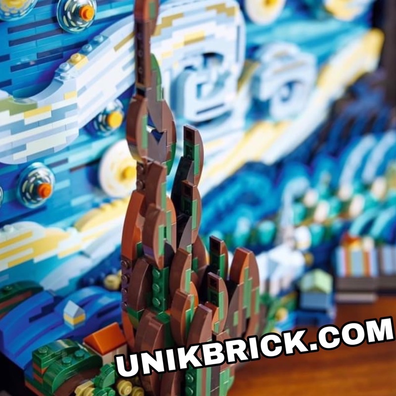Lego UNIK BRICK Ideas 21333 Vincent van Gogh The Starry Night Bức tranh Đêm đầy sao của Van Gogh chính hãng.