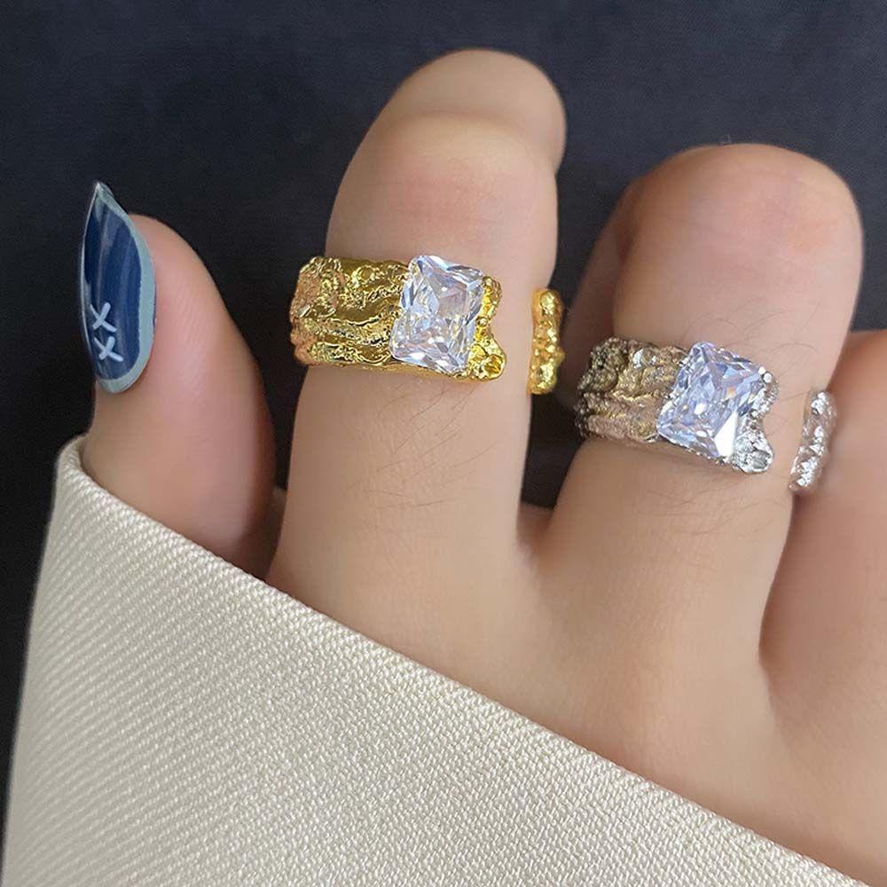 Nhẫn VANES1 Thiết Kế Tinh Tế Cho Nữ|Son Môi Màu Sắc Thời Trang|Họa Tiết Hình Học Màu Sắc|Dây Chuyền Phong Cách Hàn Quốc Có Thể Điều Chỉnh Kích Cỡ