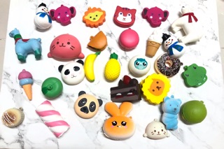 Combo 10 squishy mini