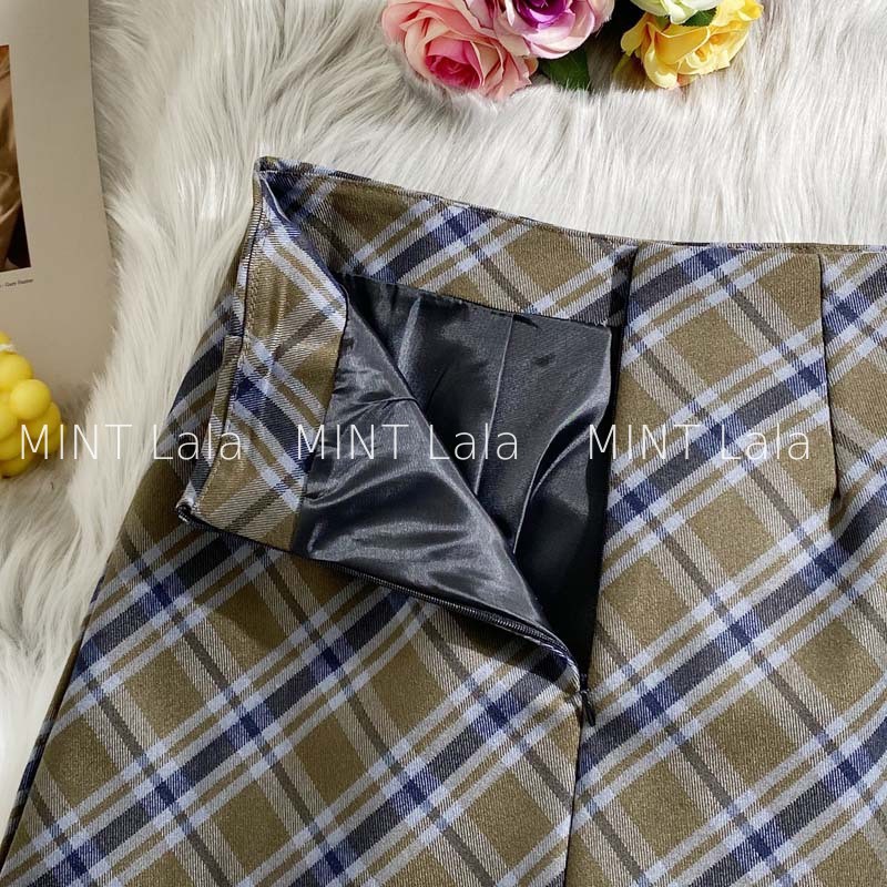 Chân Váy Kẻ Chéo Dáng A Mùa Thu Đông | BigBuy360 - bigbuy360.vn