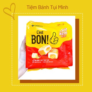 Bánh ăn sáng sợi thịt gà C'est bon vị sốt kem phô mai 101,5 g ( 5 gói x 20,3g )