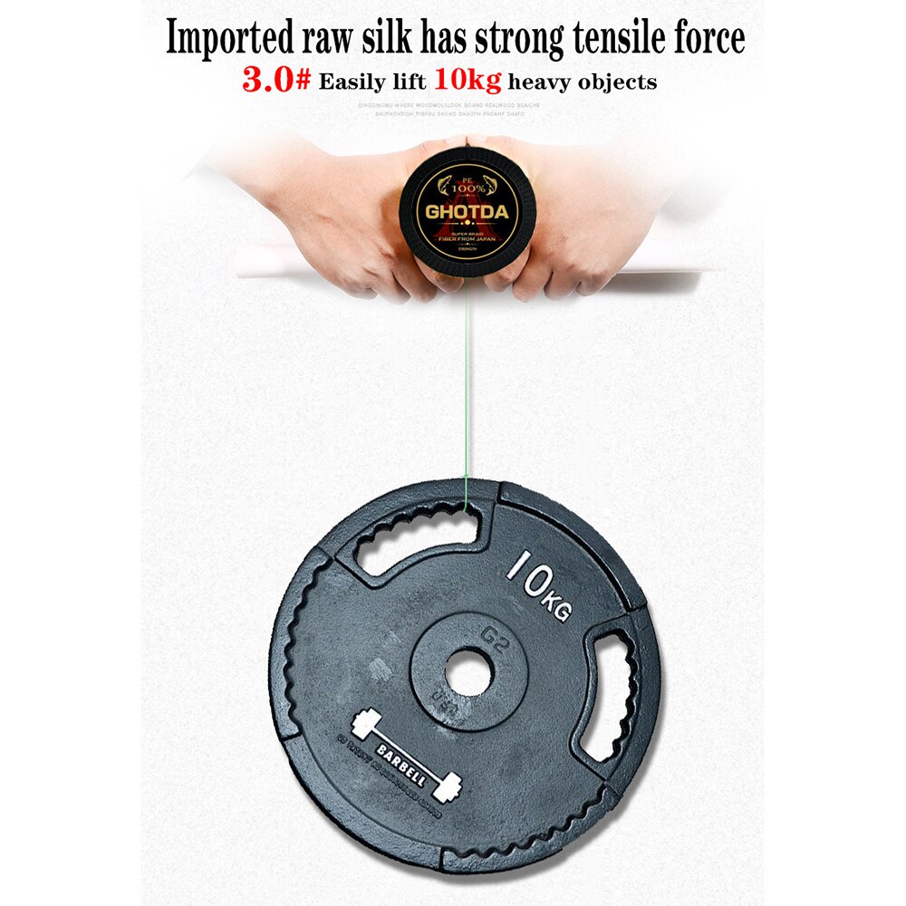 Cuộn Dây Câu Cá Bện 12 Sợi PE 300M 500M 1000M