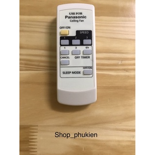Remote Điều khiển quạt trần Panasonic 4 cánh