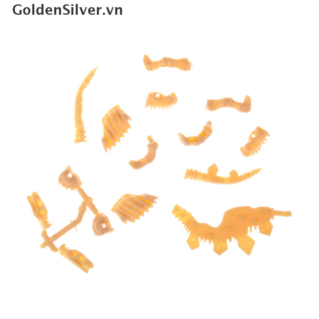 Bộ Xếp Hình Khủng Long Bằng Nhựa DIY Dành Cho Trẻ Em