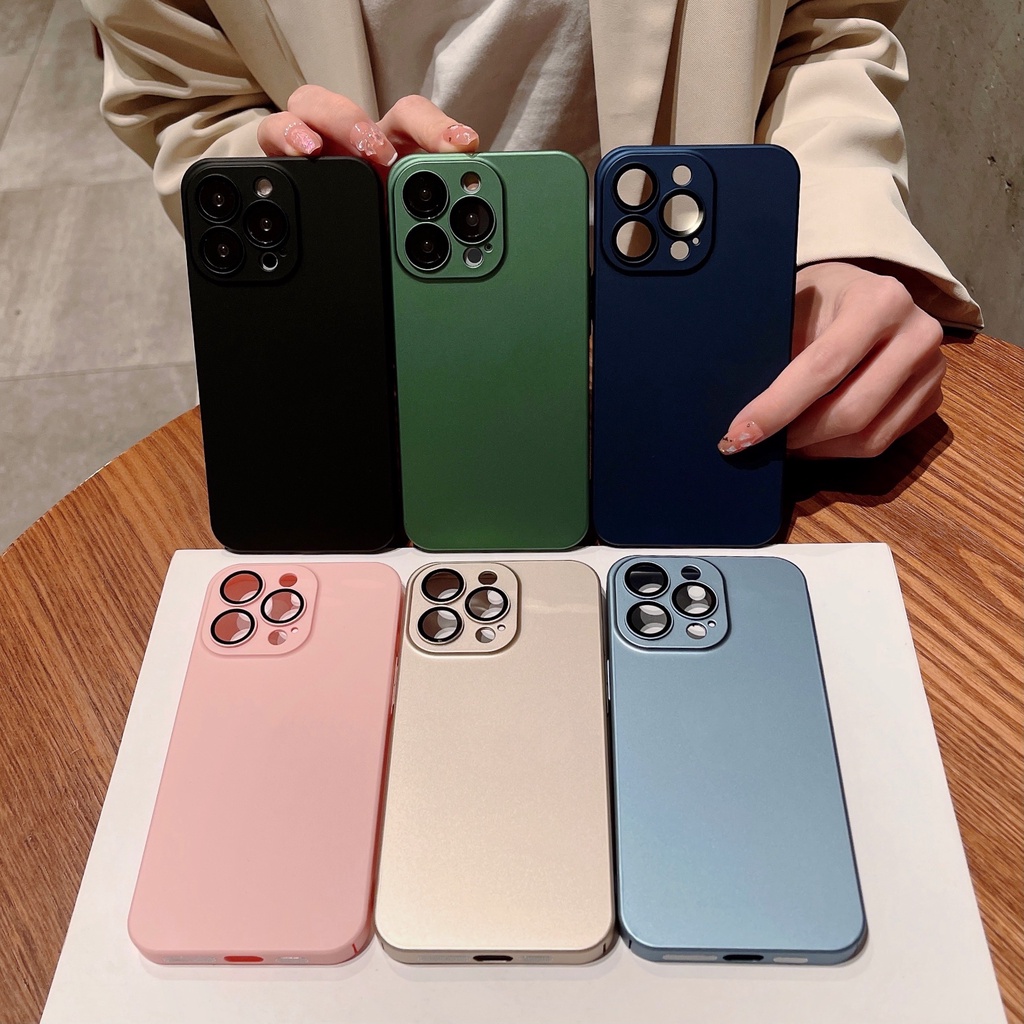 Ốp Điện Thoại Lưới Cao Cấp Trong Suốt Chống Bụi Có Tấm Bảo Vệ Camera Cho iPhone11 12 13 Promax 12Pro 13Promax 12Promax