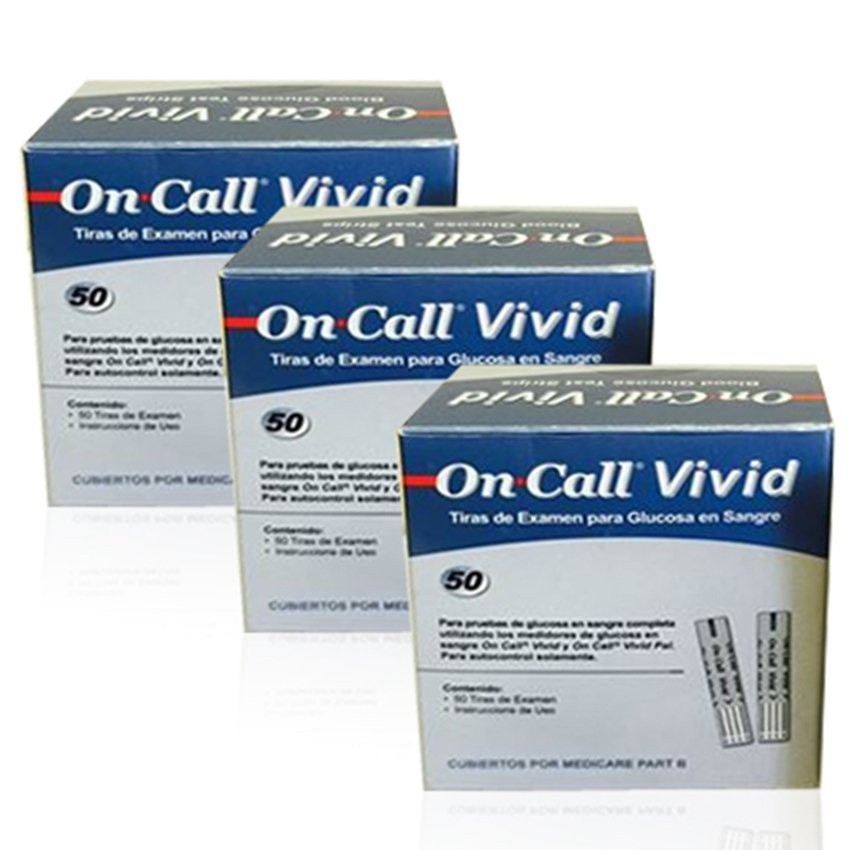 Que Thử Đường Huyết On Call Vivid hộp 25t