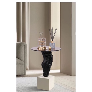 Bàn cafe mini trang trí phòng khách, bàn góc sofa phong cách Bắc Âu