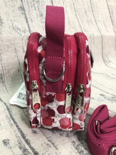 Giỏ Đeo Mini Vải Dù In Hoa Văn - Ms 100