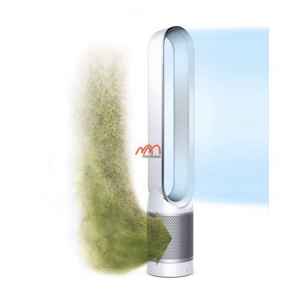 Quạt Không Kính Dyson Pure Cool Link TP02 Trắng Bạc, Lọc Không Khí HEPA 360°
