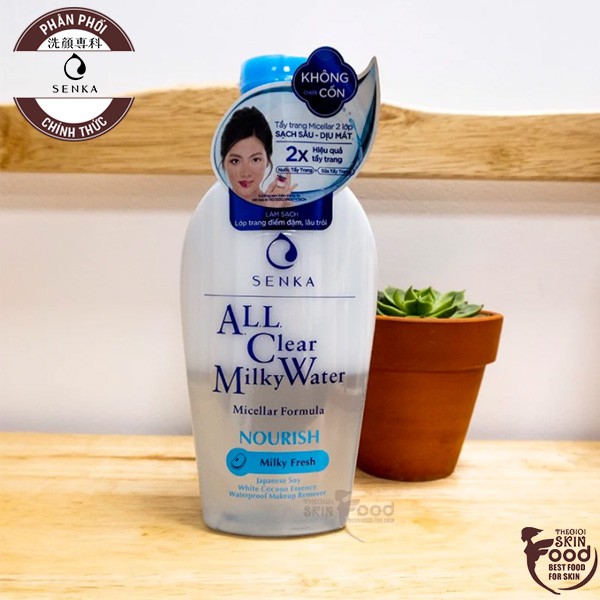 Nước Sữa Tẩy Trang Hai Lớp Senka All Clear Milky Water 230ml | BigBuy360 - bigbuy360.vn