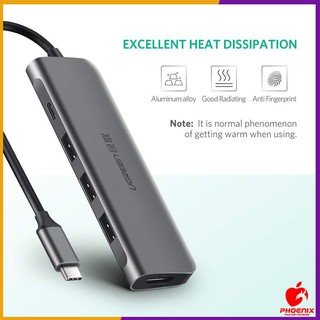 Cáp USB type-C sang HDMI/ Hub USB 3.0 Ugreen 50209