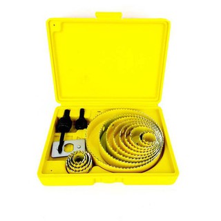 Mũi khoét gỗ và thạch cao 12pc , 16pc hộp vàng