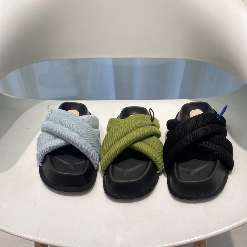 Dép đế bằng quai vải bản to vắt chéo hot trend 2022