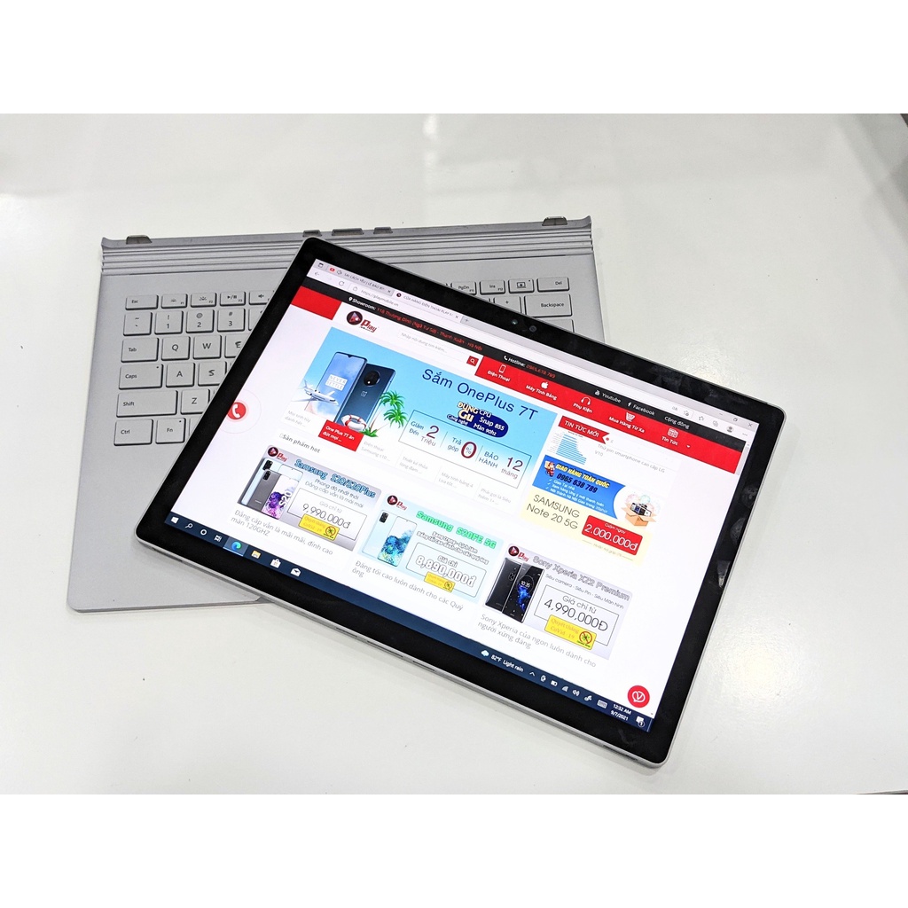 Máy tính bảng Microsoft Surface Book 1 | Tặng DOCK Bàn Phím & Sạc Chính Hãng