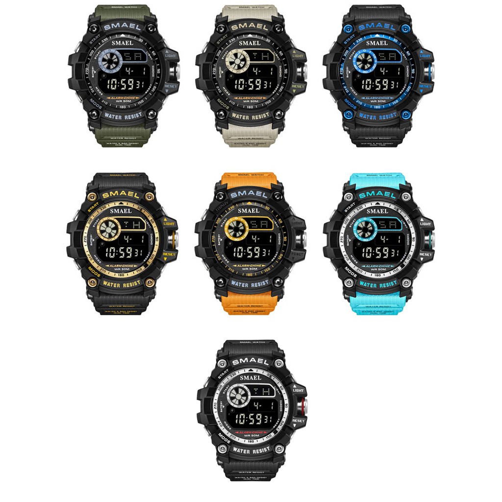 SMAEL LED Waterproof Electronic Men Watch