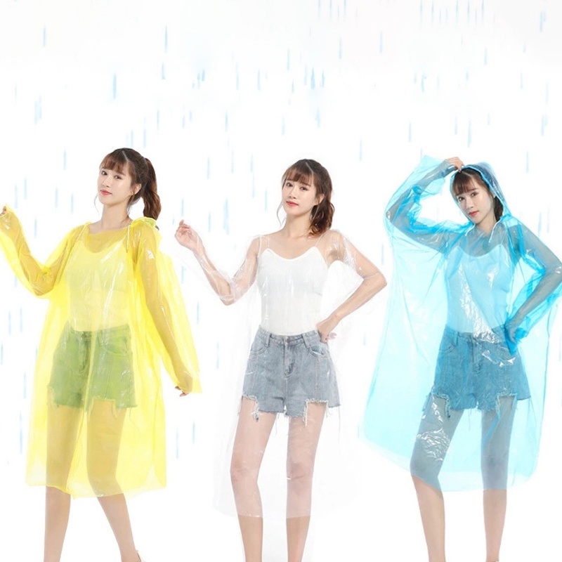 Áo Mưa Nén Dùng Một Lần Tiện Lợi Cho Trẻ Em