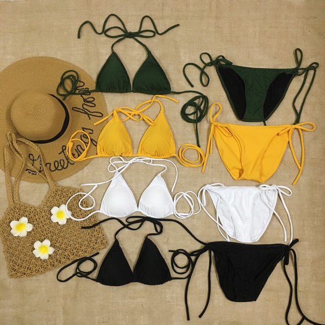 [BIKINI LOẠI 1] Bikini, Đồ bơi hai mảnh quần chip tam giác cột dây sexy (nhiều màu giá rẻ) | BigBuy360 - bigbuy360.vn