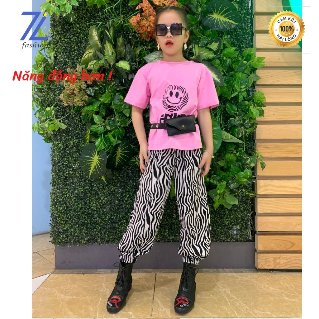 set áo thun quần mango bé gái TL Fashion áo thun quần mango bé gái siêu xinh