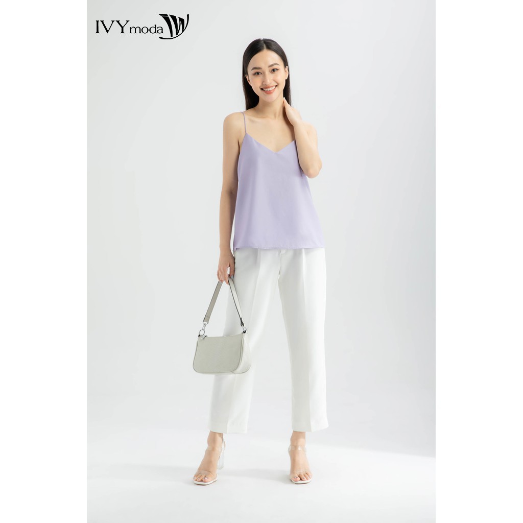 [NHẬP WABRTL5 GIẢM 10% TỐI ĐA 50K ĐH 250K ]Áo hai dây cổ tim nữ IVY moda MS 12B8574