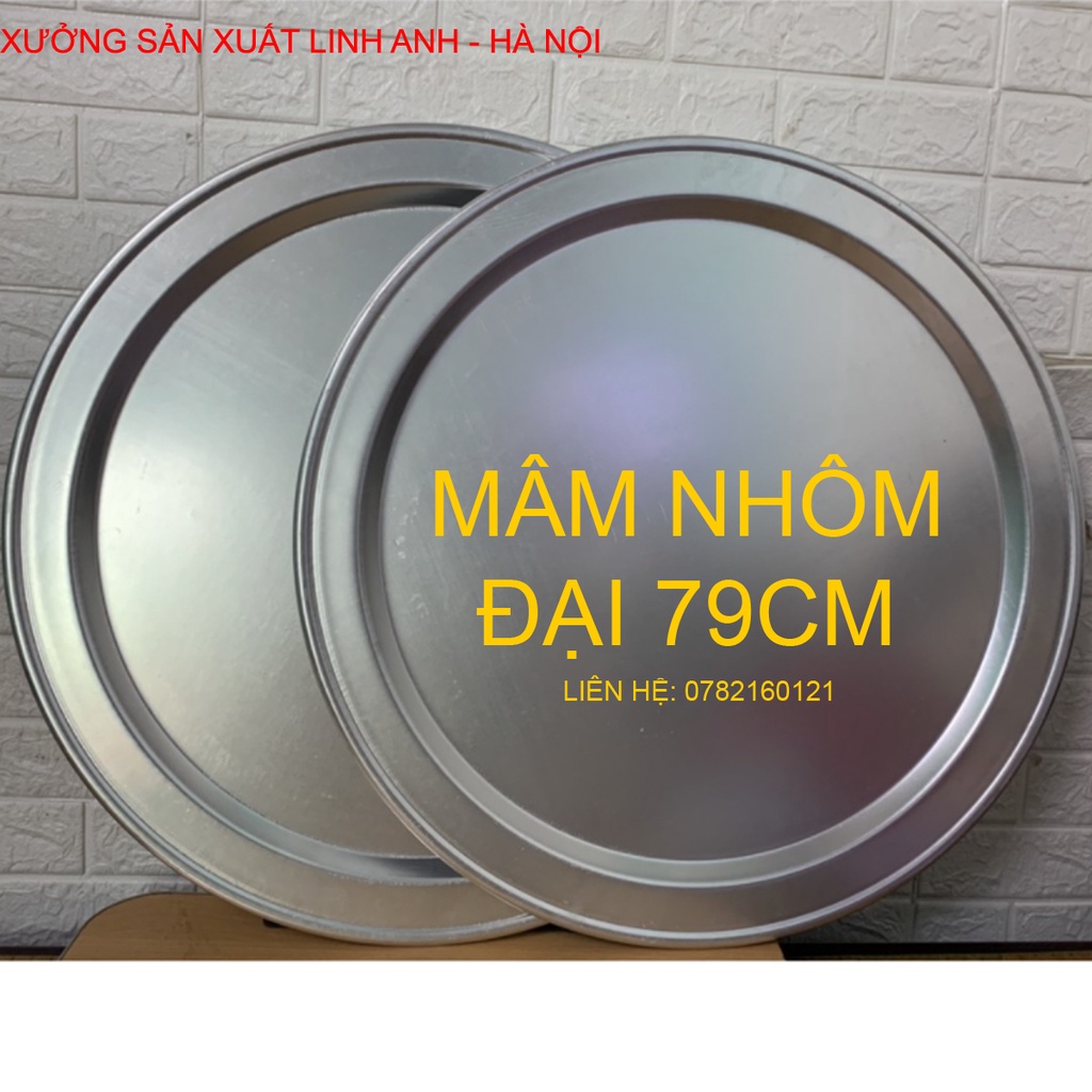 MÂM, MÂM NHÔM ,Mâm Nhôm Đại 79cm ,mâm ăn cơm, mâm tròn ăn cơm. Đồ dùng phòng bếp để ăn cơm, cỗ, tiệc, l